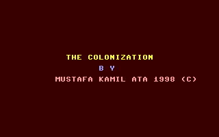 C64 GameBase Colonization,_The_[Preview] (Preview) 1998